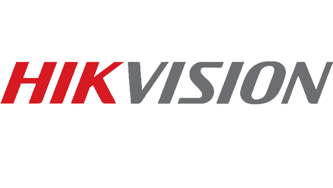 Logo da Hikvision, parceira para projetos de CFTV da REL Soluções.